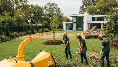 Professional landscaping and tree removal service in Allen, TX by Chop Chop Tree experts