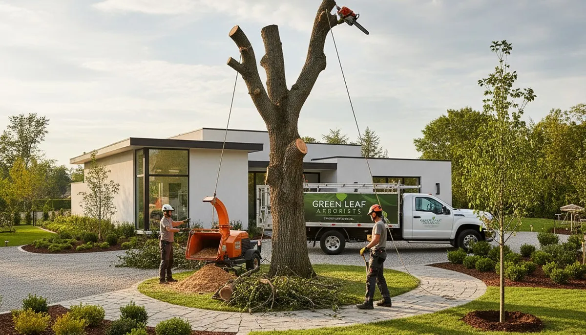 Professional landscaping and tree removal service in Allen, TX by Chop Chop Tree experts