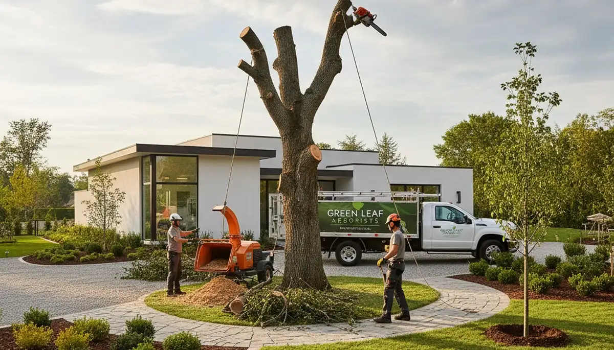 Professional landscaping and tree removal service in Allen, TX by Chop Chop Tree experts