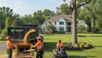 Professional lawn care and tree removal in Allen, TX by Chop Chop Tree experts