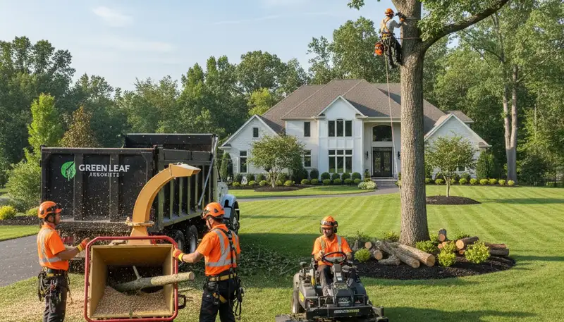 Professional lawn care and tree removal in Allen, TX by Chop Chop Tree experts