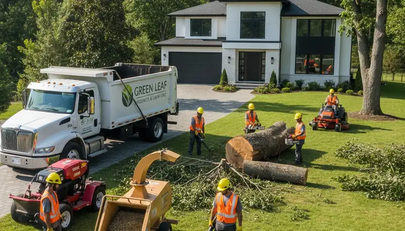 Professional lawn care and tree removal service in Allen, TX by Chop Chop Tree