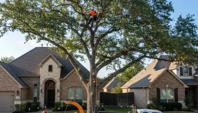 Professional tree removal service in Allen, TX by local certified arborists