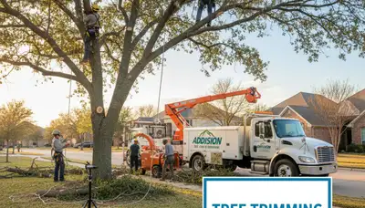 Professional tree removal services in Allen, TX by local certified arborists