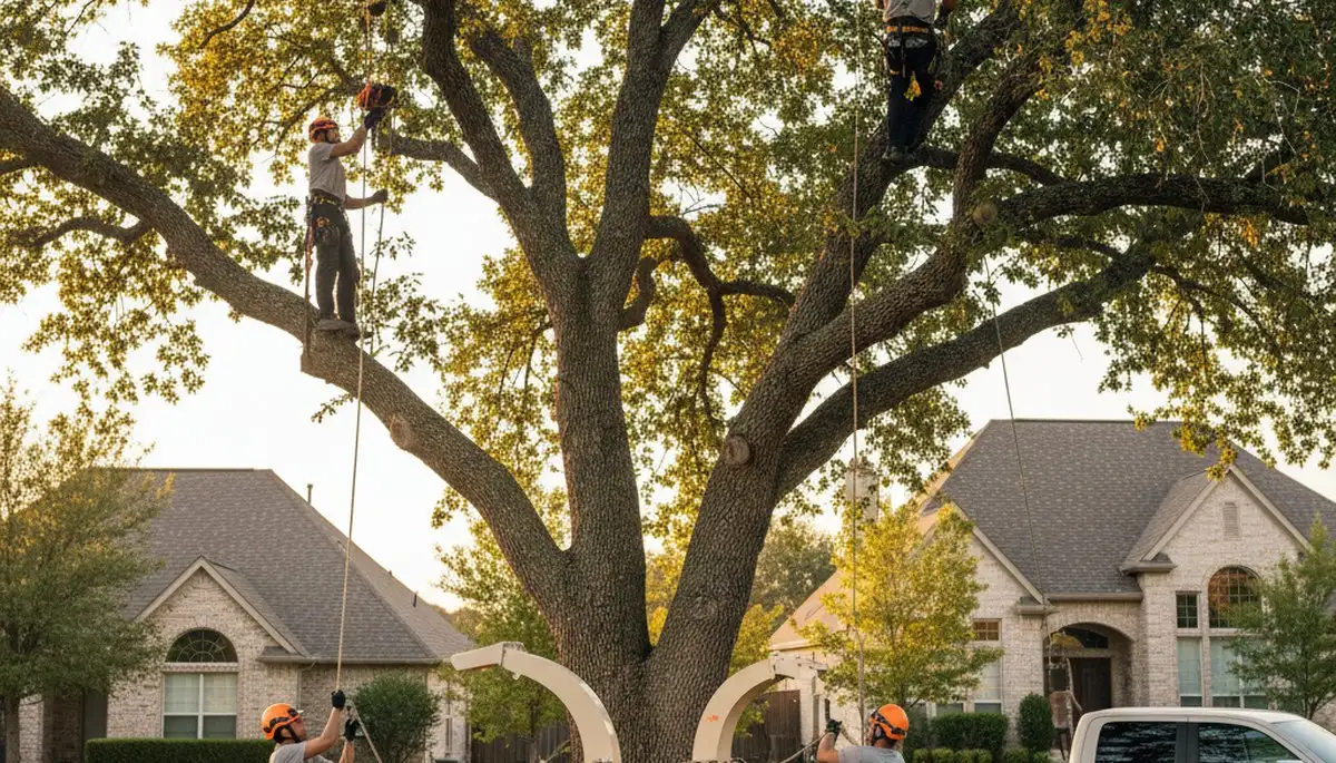 Professional tree removal service in Allen TX by certified arborists at Tree Trimming Allen TX