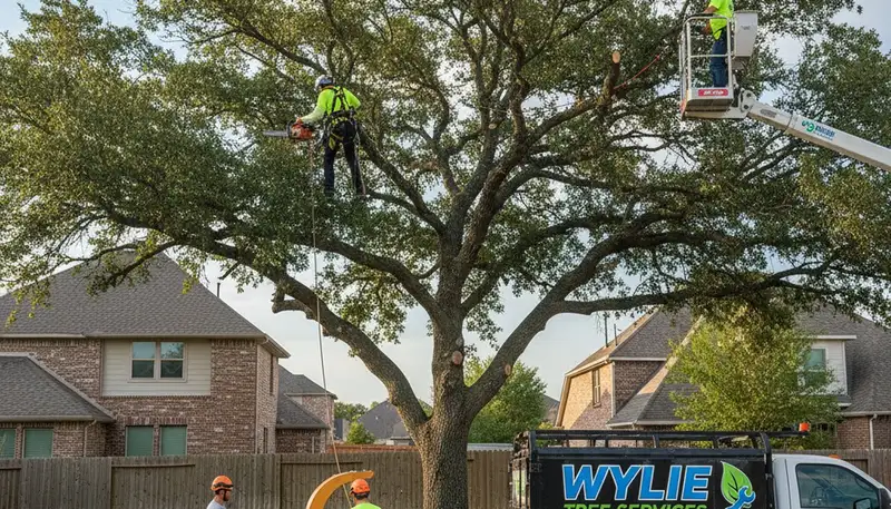 Professional tree removal service in Allen, TX by certified arborists at Tree Trimming Allen TX
